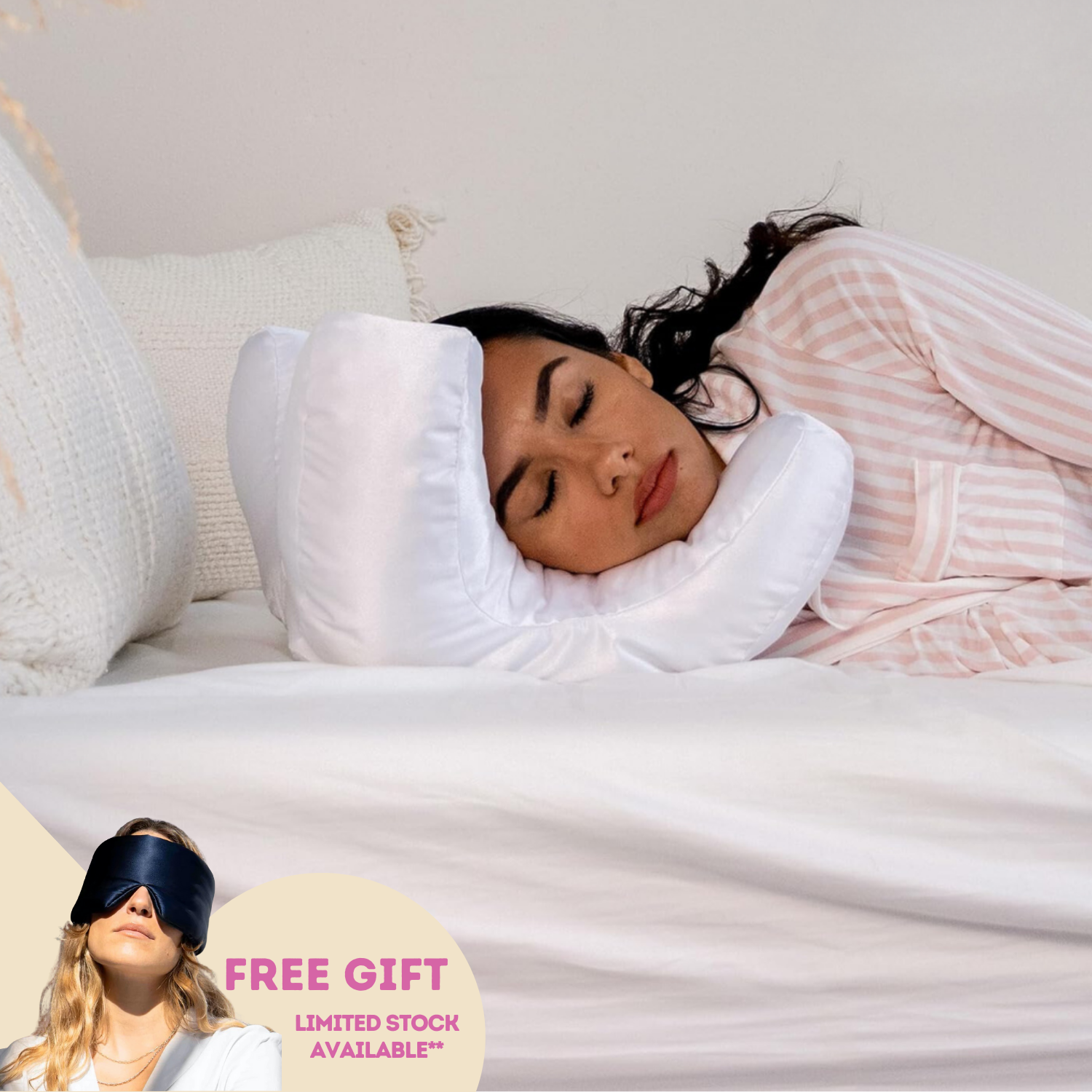 VelvaRest Beauty Pillow + Pillowcase